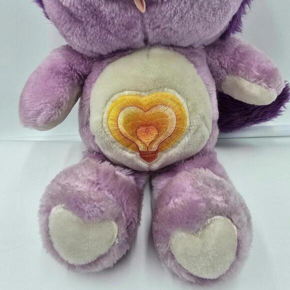 1984 Bright Heart Racoon Care Bear‎ Cousin - Picture 2 of 8